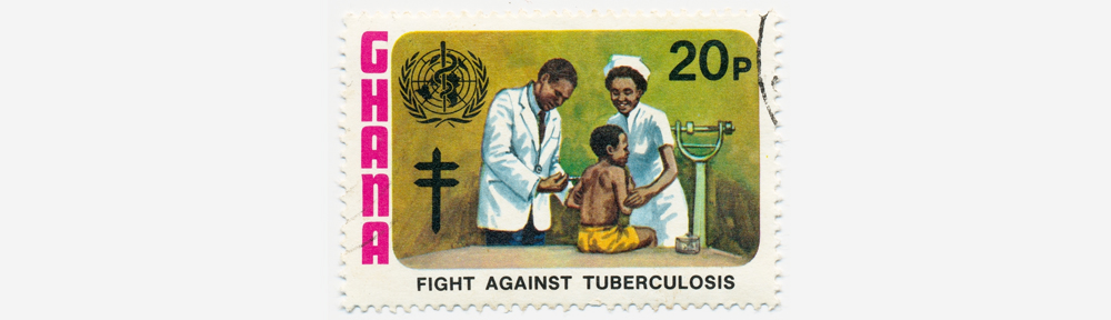Postage stamp of 'fight against tuberculosis'